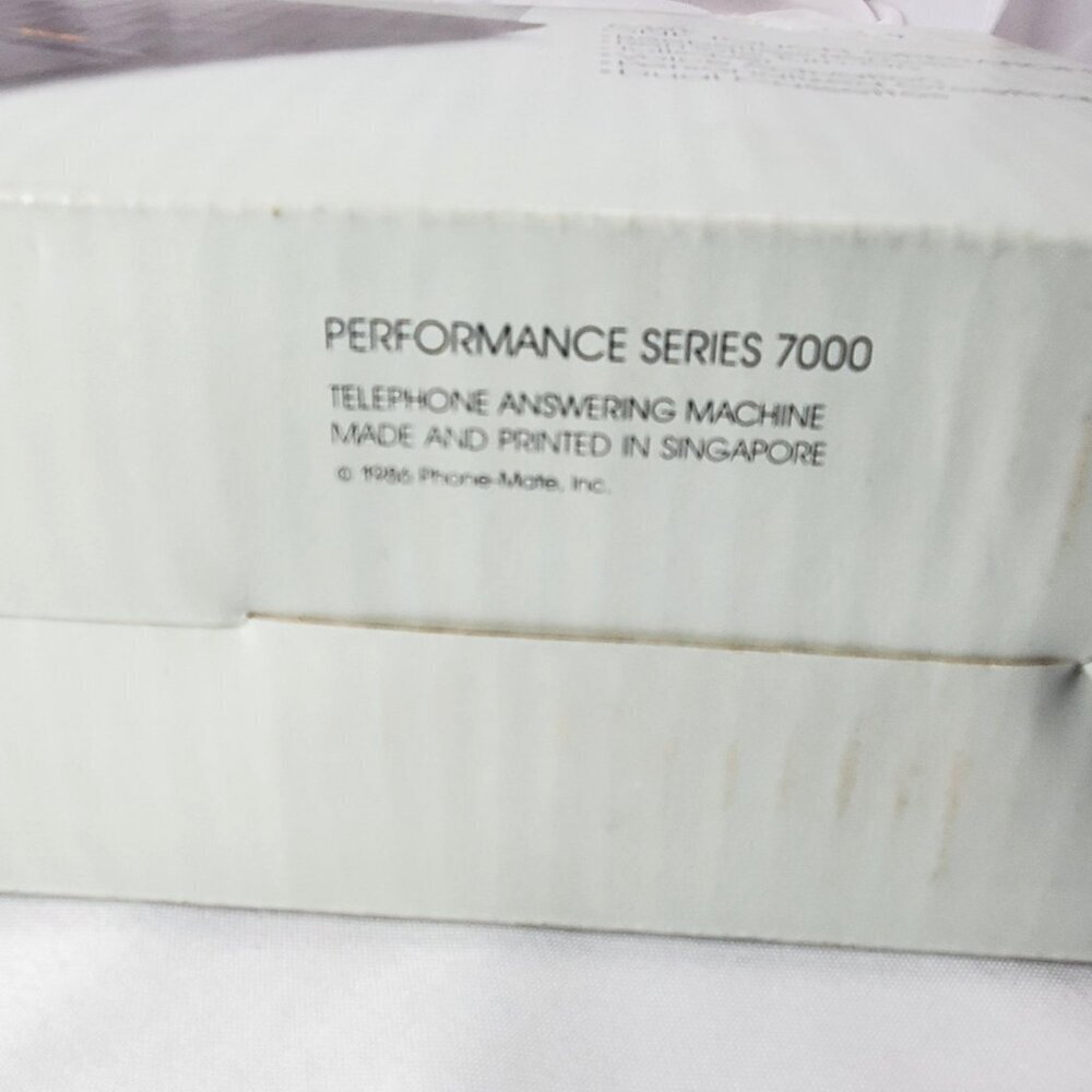 VTG 1986 Phone-Mate Telephone Answering Machine Performance Series 7000 NIB - Picture 12 of 14
